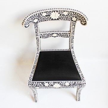 Bone Inlay Wooden Modern Antique Handmade Chair